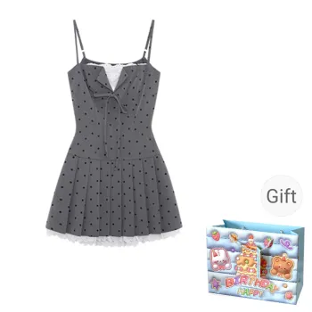 QUIET ANGEL Slip Dress Women's Polka Dot