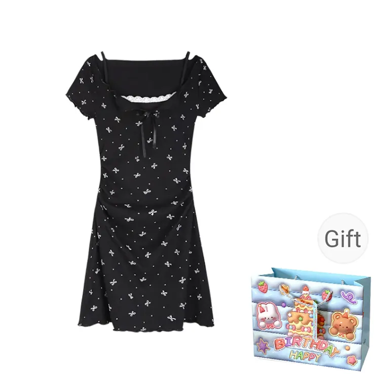 QUIET ANGEL Short Sleeved Dress Women's-5