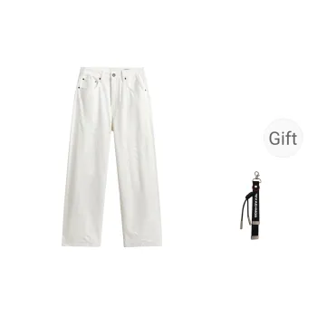 *EVAE+MOB Jeans Unisex White
