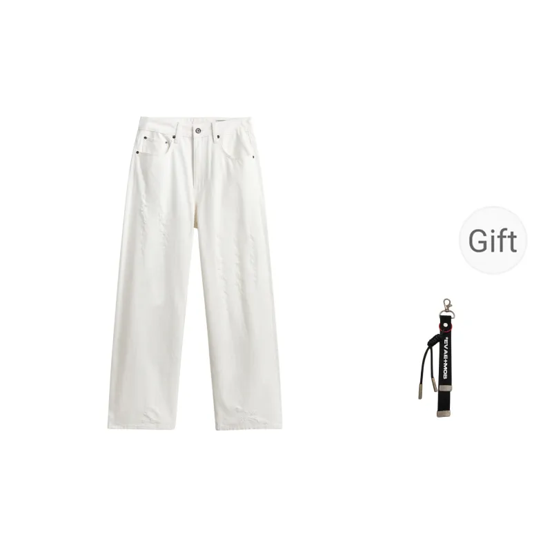*EVAE+MOB Jeans Unisex White-0