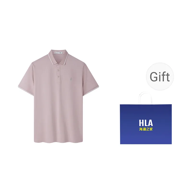 HLA Short Sleeved Polo Shirt Men's-11