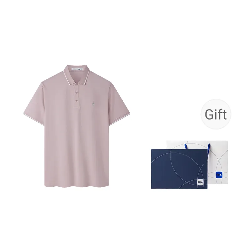 HLA Short Sleeved Polo Shirt Men's-16