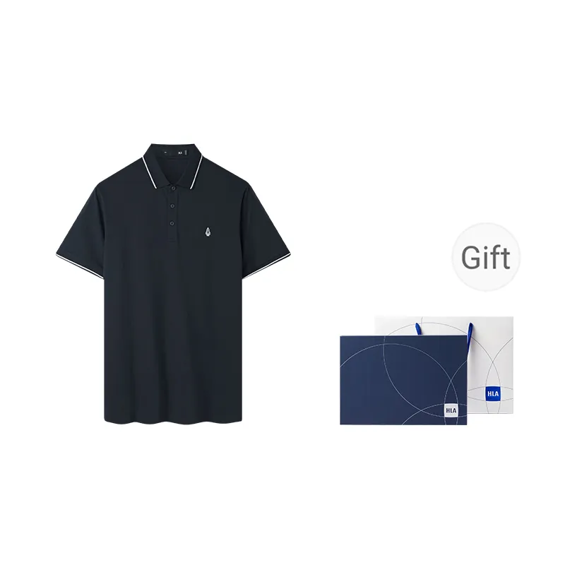 HLA Short Sleeved Polo Shirt Men's-17
