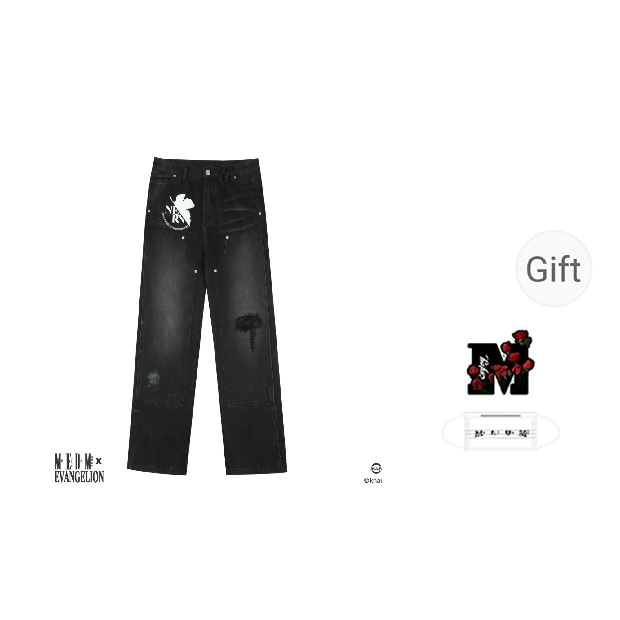 MEDM X EVA Collaboration Jeans Unisex