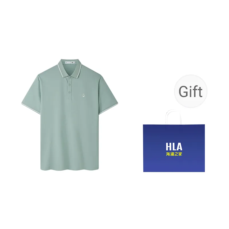 HLA Short Sleeved Polo Shirt Men's-15