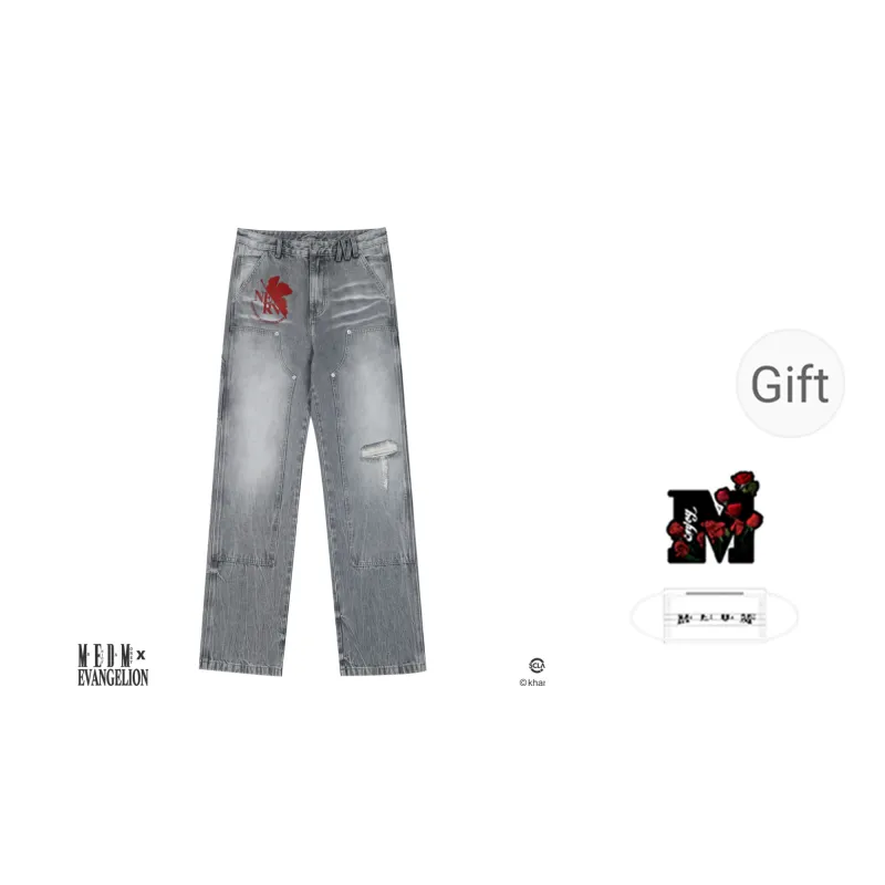 MEDM X EVA Collaboration Jeans Unisex-2