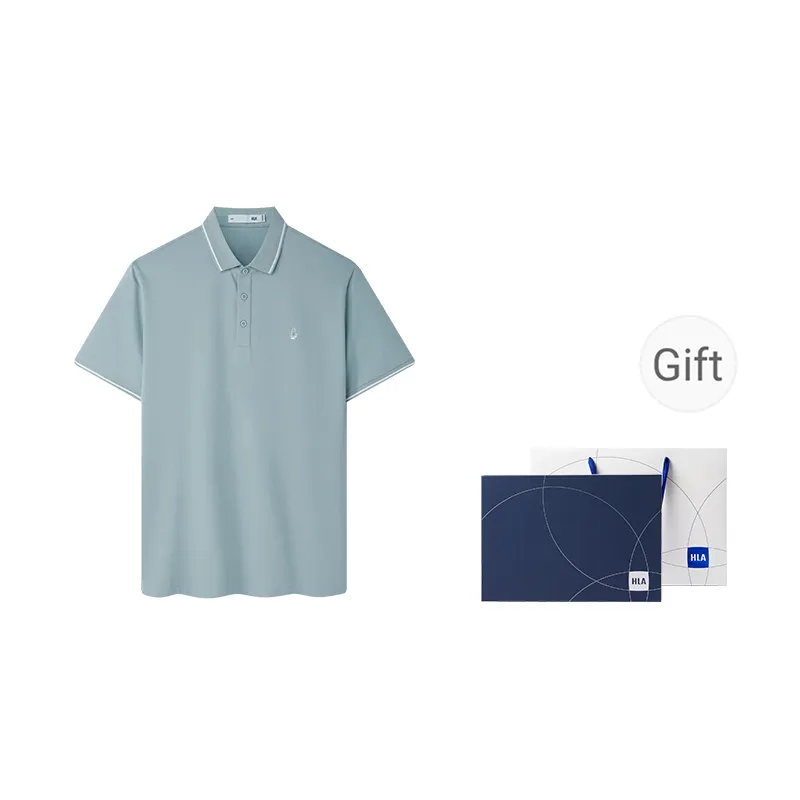 HLA Short Sleeved Polo Shirt Men's-19