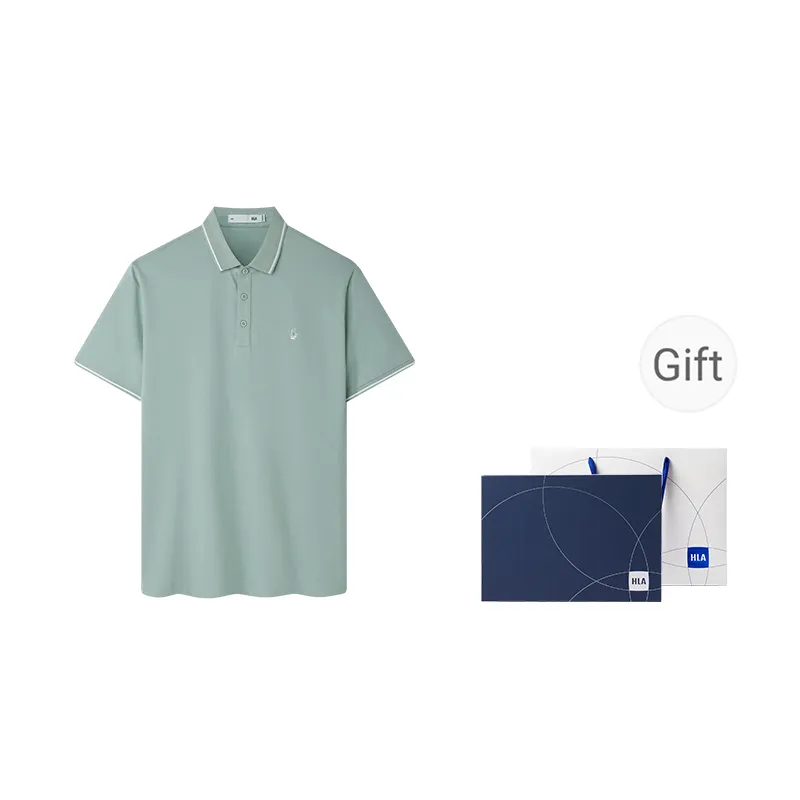 HLA Short Sleeved Polo Shirt Men's-20