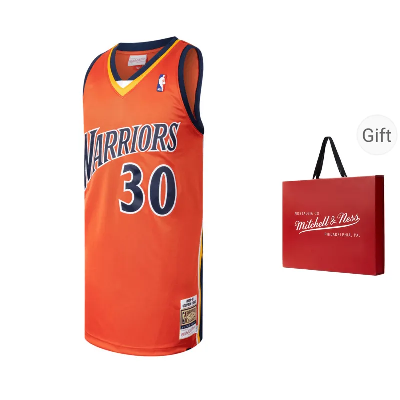 Mitchell & Ness Basketball Jersey Unisex Orange-4