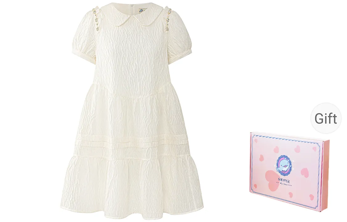Tokyo Season Short Sleeved Dress Spring And Summer Women's Gift Box Set White First Love Ballet