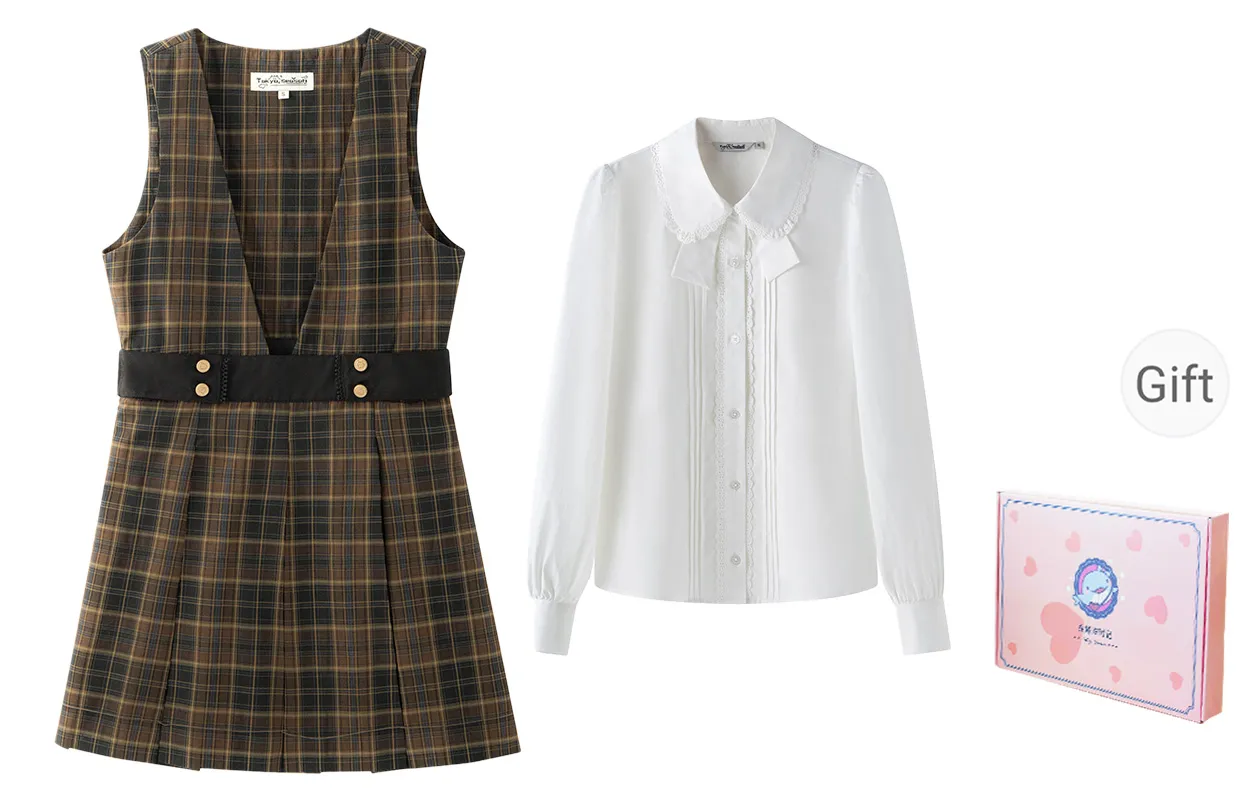 Tokyo Season Two Piece Skirt Sets Women's Set Dress+Shirt