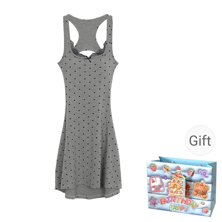 QUIET ANGEL Sleeveless Dress Women's Dark Gray