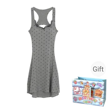 QUIET ANGEL Sleeveless Dress Women's Dark Gray