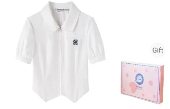 Tokyo Season Shirt Spring And Summer Women's Gift Box Set White Butterfly Prayer Girlish