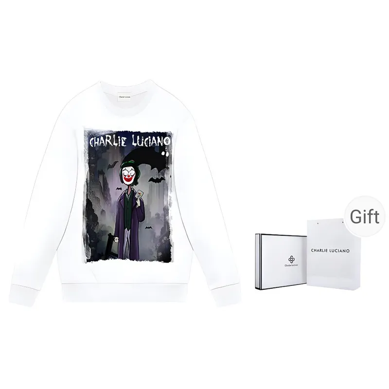 Charlie Luciano Sweatshirts Unisex White-0