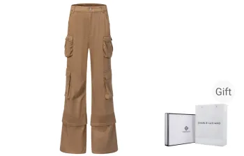 Charlie Luciano Cargo Pants Unisex Sand