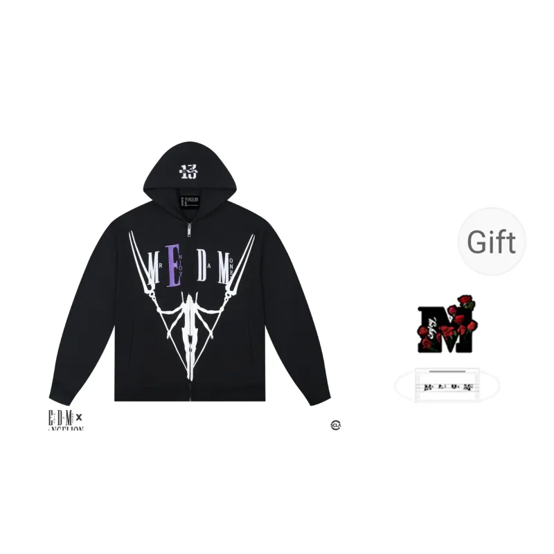 MEDM x EVA MEDM X EVA Collaboration FW24 Sweatshirt Unisex Black-0