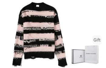 Charlie Luciano Sweater Unisex Pink Black