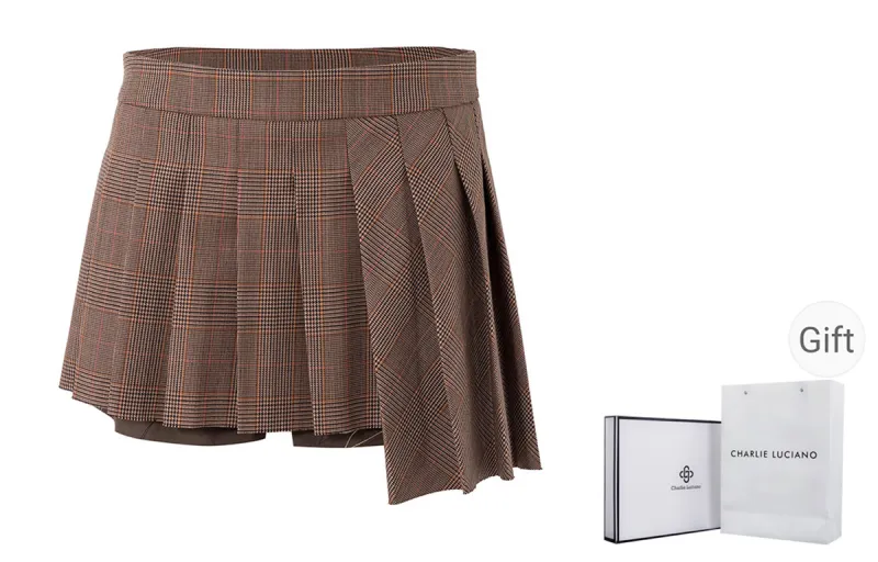 Charlie Luciano Skirt Women's Brown-0