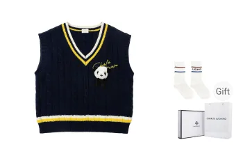 Charlie Luciano Vest Unisex Navy Blue