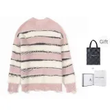 Pink White (Black Shopping Bag+Box)