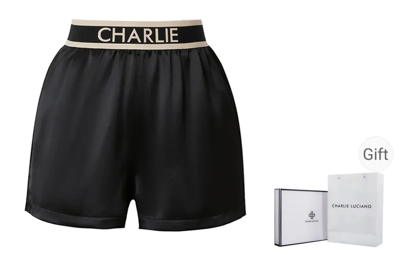 Charlie Luciano Shorts Unisex Black-0