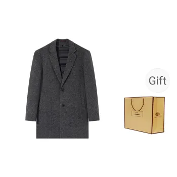 SEVEN Coats Men's Gift Bags Dark Gray