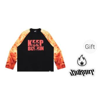 BURNIN T Shirts Unisex Black