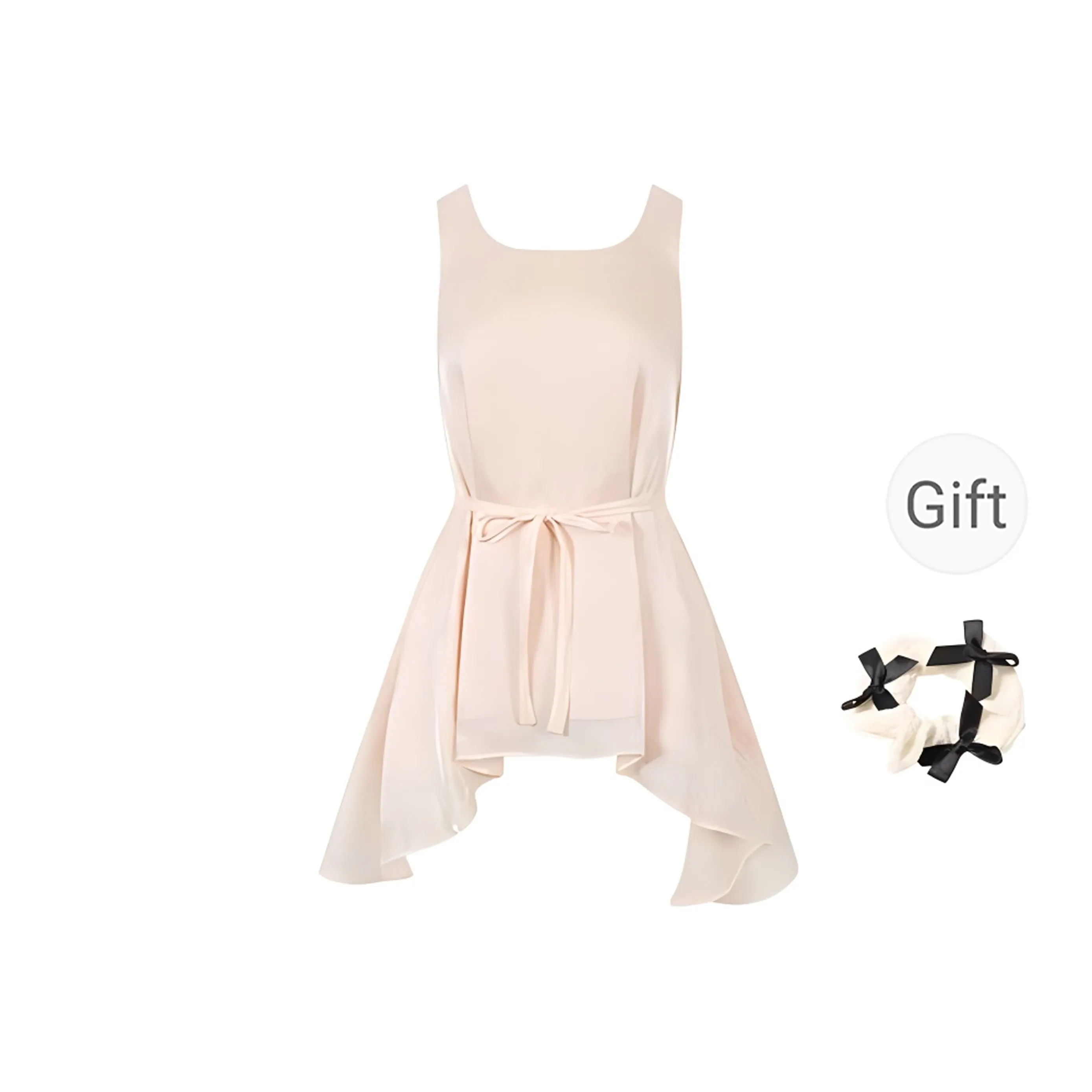 TURN UP Sleeveless Dress Women's Champagne
