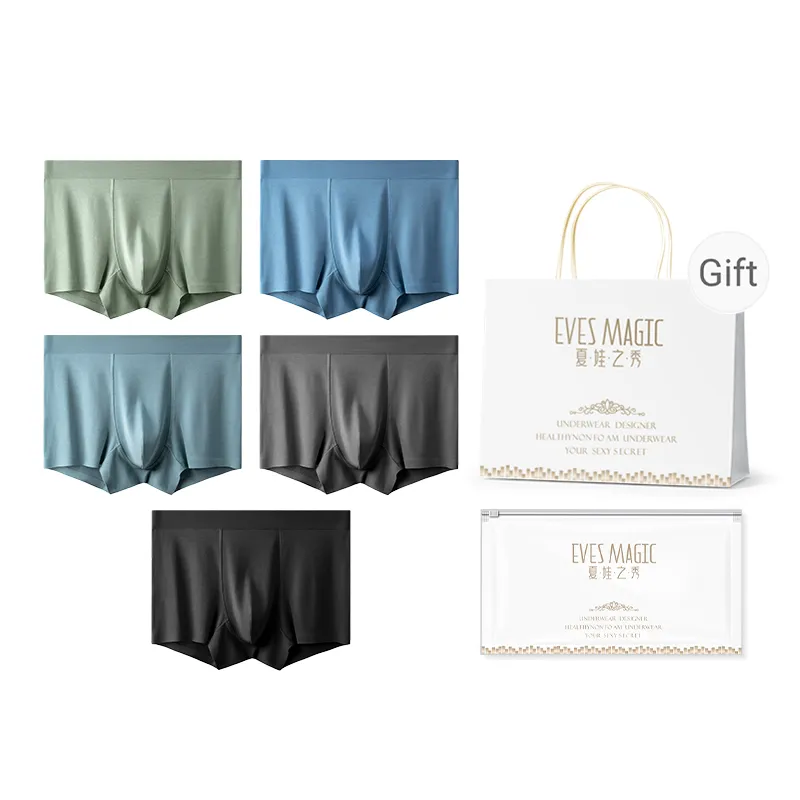 XIA.WA.ZHI.XIU Underpants Men's Shopping Bag 5 Pack