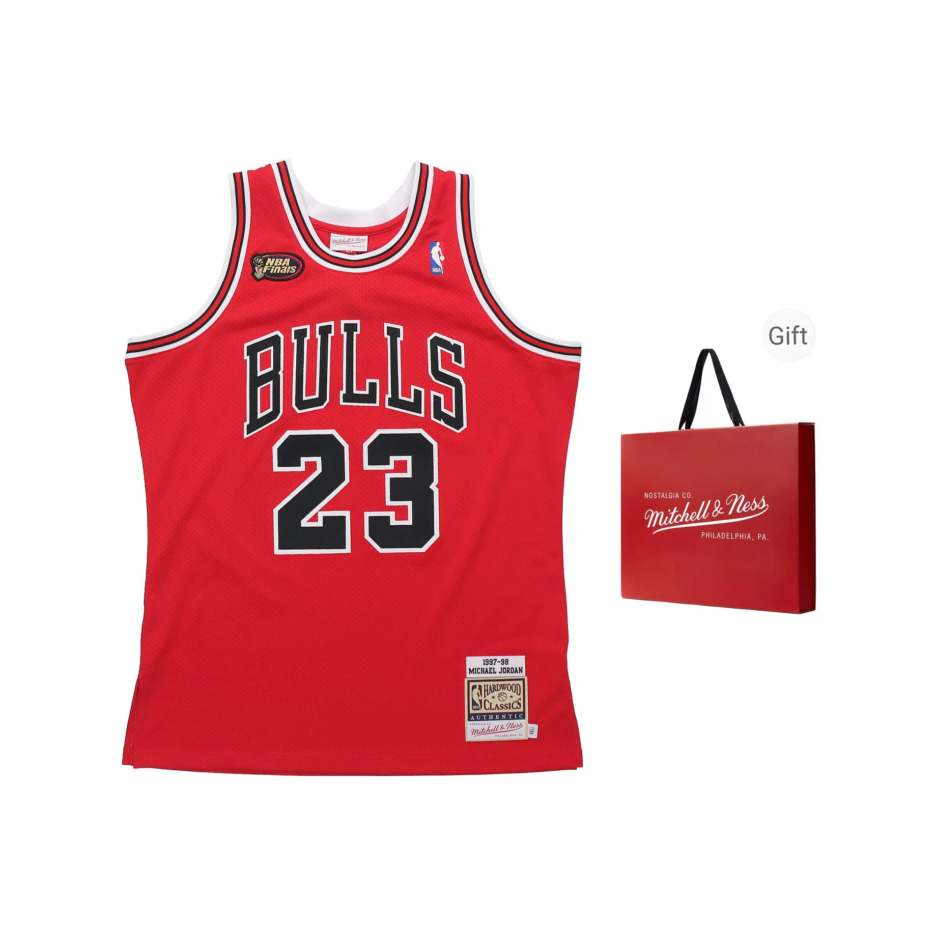 Mitchell & Ness Michael Jordan Chicago Bulls Finals 1997 98 Road Authentic Nba Jersey