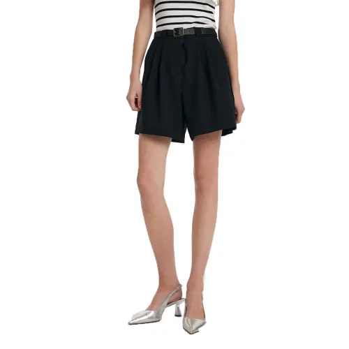 GOELIA 00B Черные Женские Повседневные Шорты