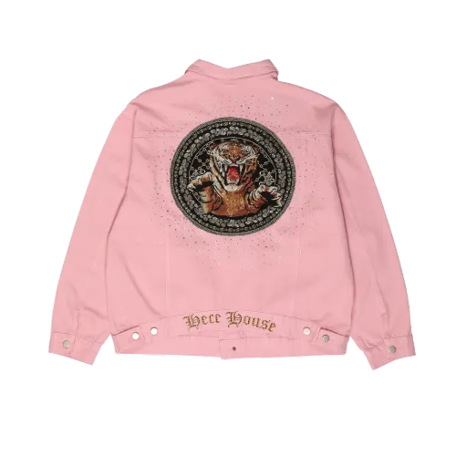 TCH Розовый Унисекс Джинсовые куртки