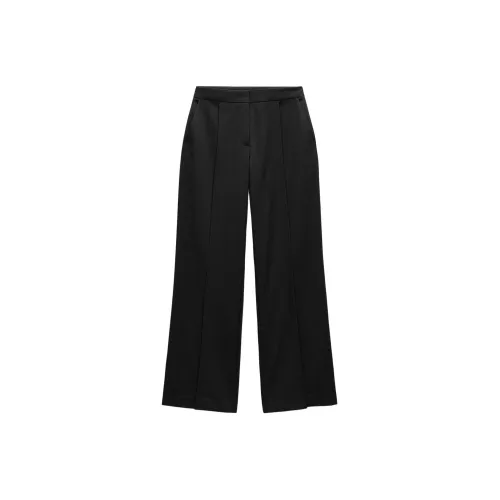 ZARA Повседневные брюки Женские Черный