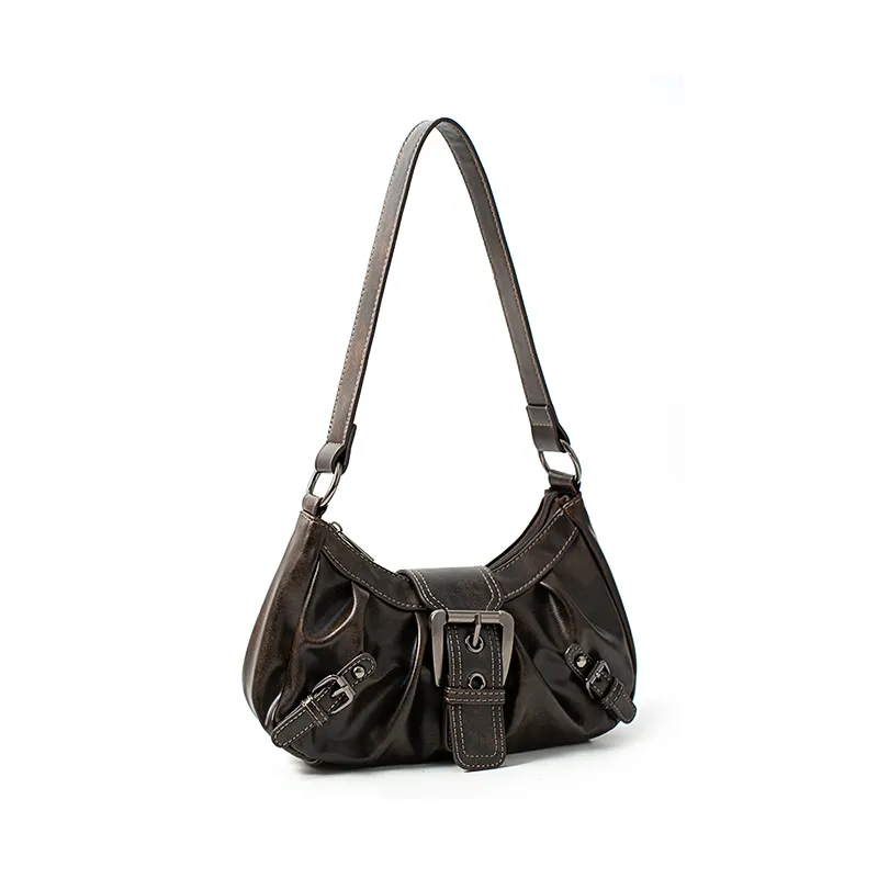 Vigno Сумка через плечо из синтетической кожи стандартная женская винтажная медный масляный кожа красный масляная кожа черный