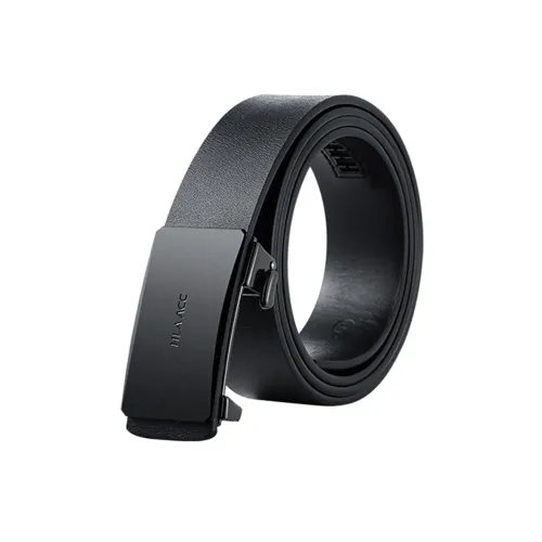 HLA Коровья кожа Спилок Ремни Мужские Черные Ширина 3,4CM
