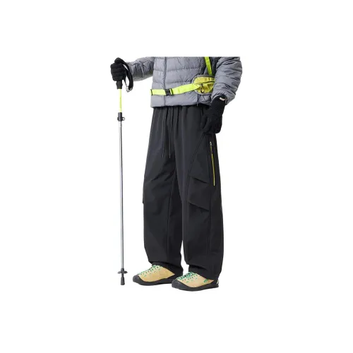 NEAR HERE Черный Унисекс Повседневные Штаны