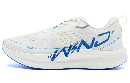 QIAODAN Strong Wind SE - Strong Wind Blowing Running Shoes Men Low-Top White/Blue