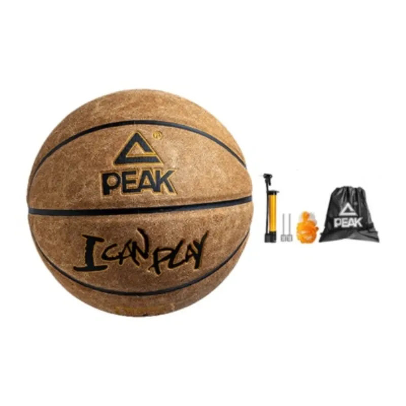 PEAK PU Basketball Brown Size 7 Training Unisex-1