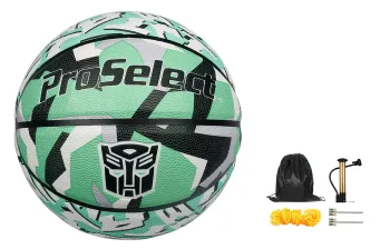 ProSelect x Transformers PU Basketball Green Size 5 Training Kids'