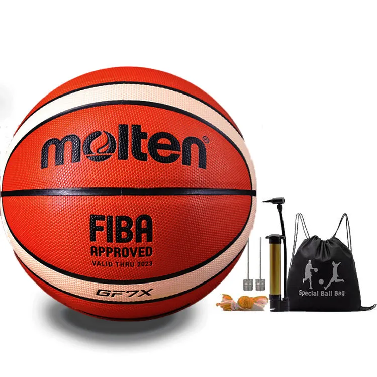 Molten PU Basketball Orange Number 6/7 Training Unisex-3