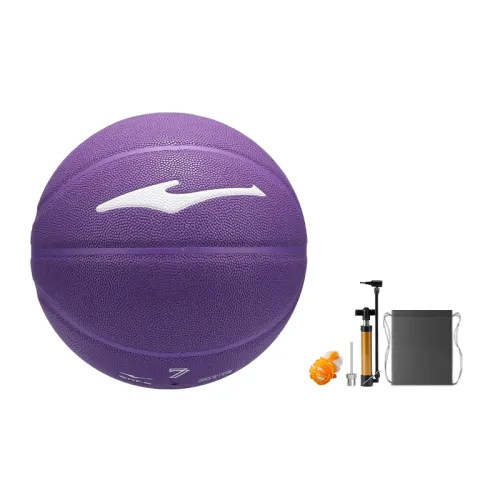 Erke PU Basketball Purple Size 7 Ball Training Unisex