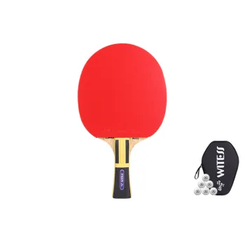WITESS Ping Pong Paddles Unisex All Wood With Carbon Fiber