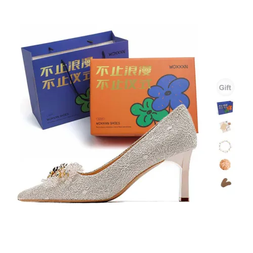 WOXXXN Узкий каблук Высокие каблуки Женские Белые