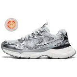 Kappa Anti Slip Wear Resistant Low Top Running Shoes Unisex Gray