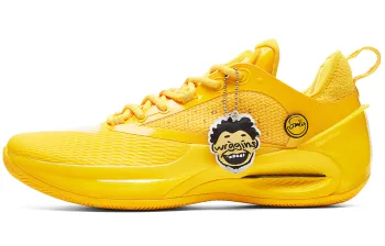 PEAK Wiggins AW2 Basketball Shoes Men Low Top Bright Yellow