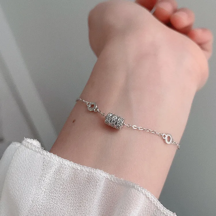 KING OF BLING 925 Sterling Silver With Zircon Bracelets Women's Year Of The Snake Good Luck-4