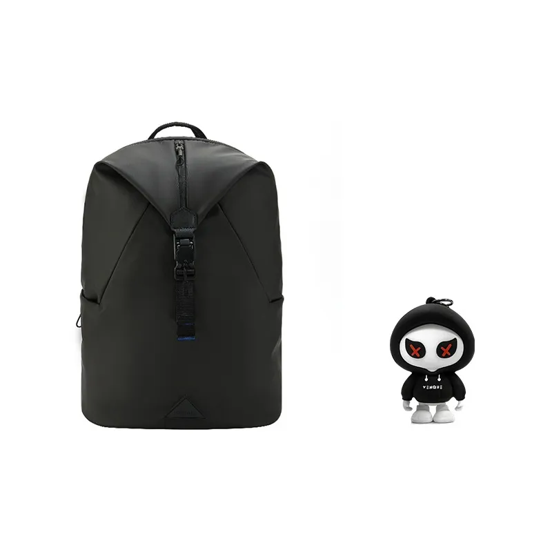 Venque Polyester Backpack Large Size Unisex Olive Green/Haze Gray/Black-0