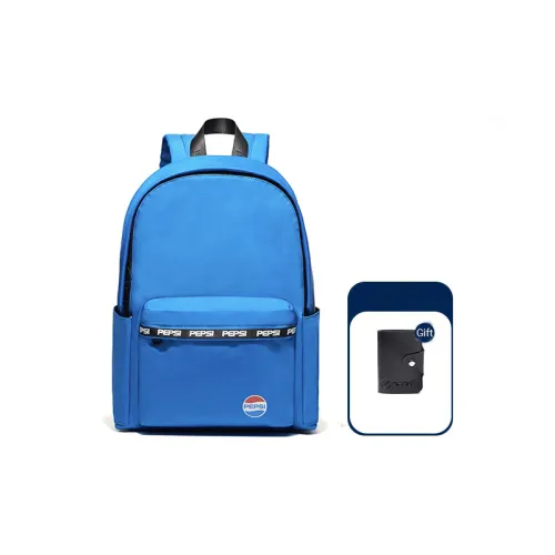 Pepsi PU Shoulder Bag Unisex Blue
