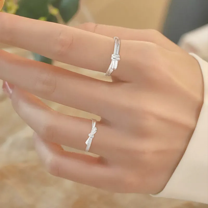 FORCHI Sterling Silver Rings Unisex Girl's Birthday And Anniversary Gift-3